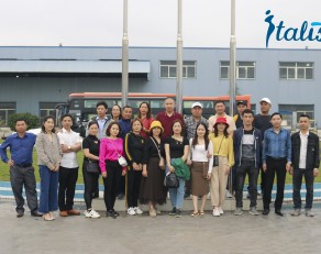 ITALISA TỔ CHỨC ĐÓN THĂM NPP PHÁP PHƯƠNG THĂM QUAN NHÀ MÁY